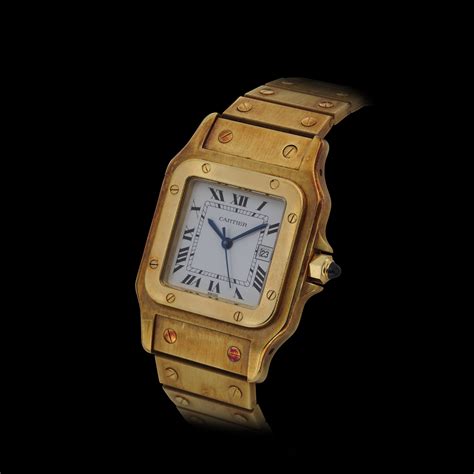 cartier santos 18k gold ladies|cartier santos.